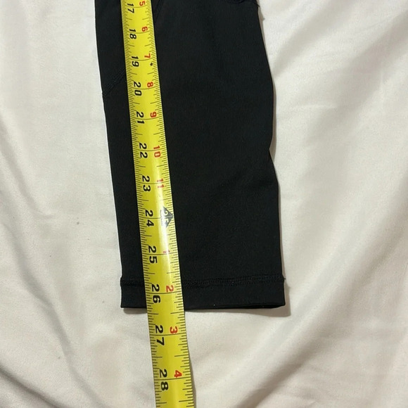 Yelete Active Jersey Mesh Pocket Legging Black size S - Picture 7 of 9